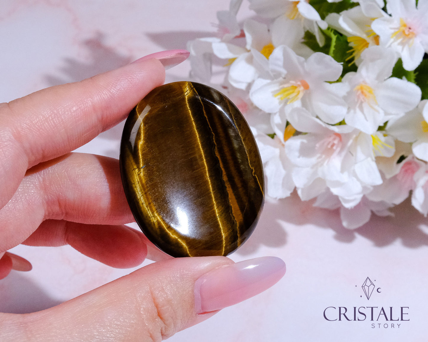 Tiger's Eye Worry Stone