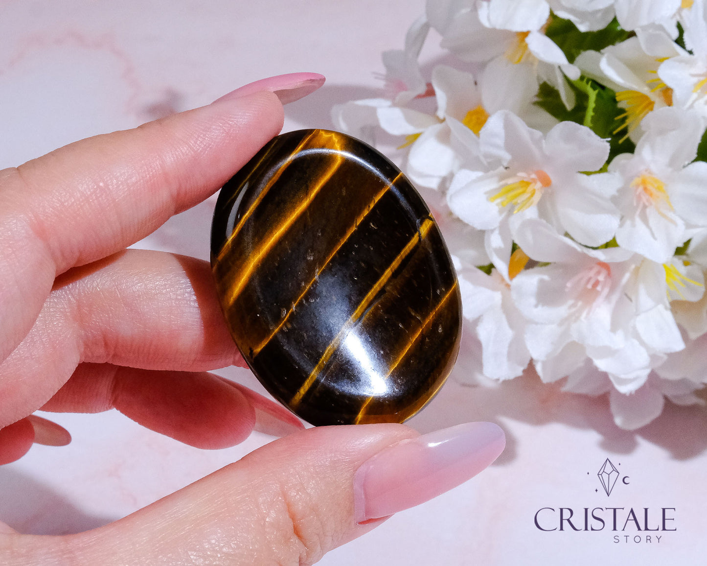 Tiger's Eye Worry Stone