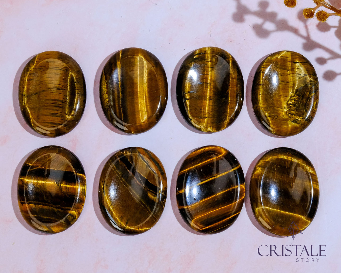 Tiger's Eye Worry Stone