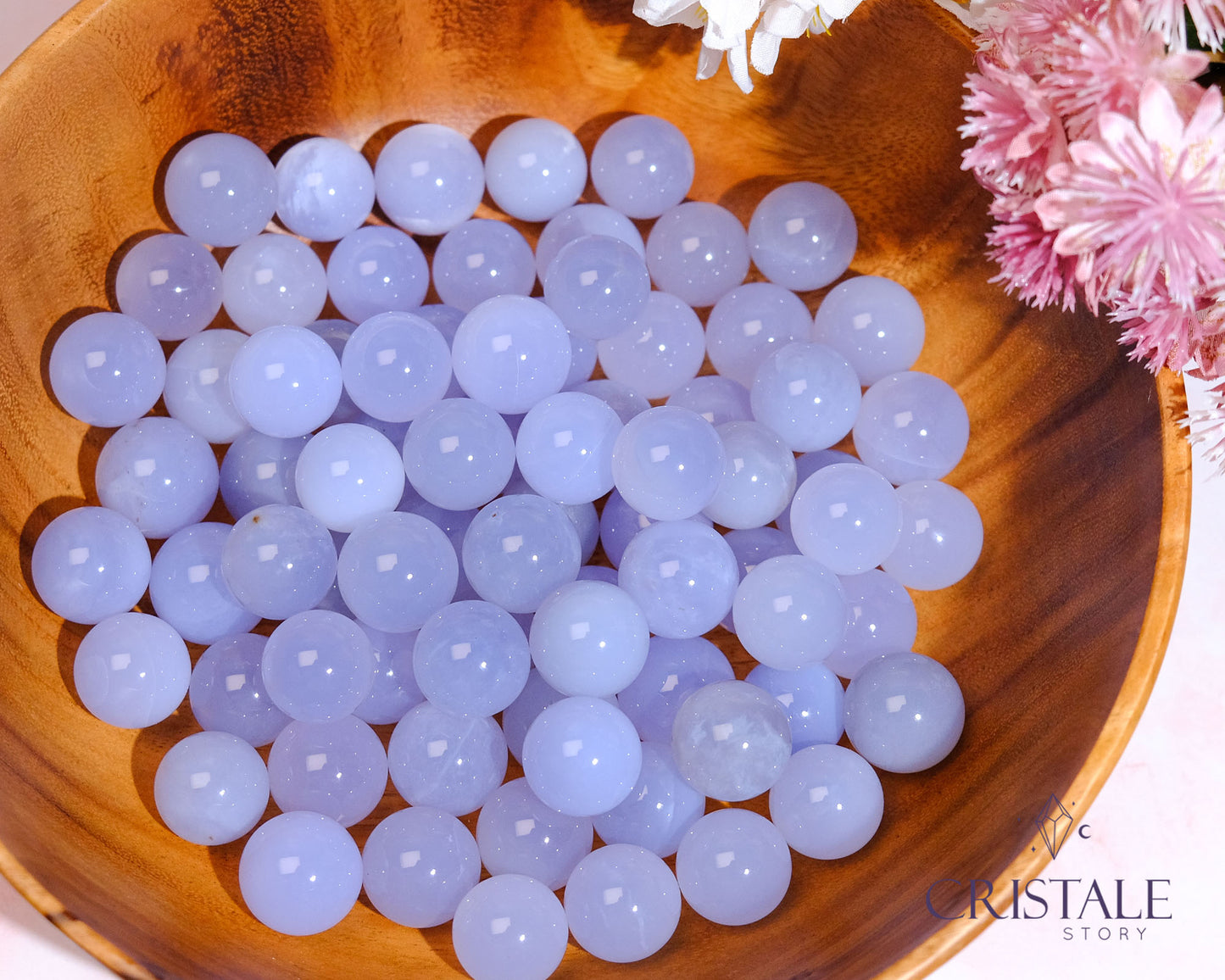 Blue Chalcedony Sphere 21mm