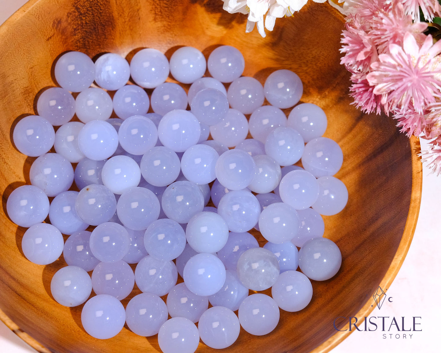 Blue Chalcedony Sphere 21mm