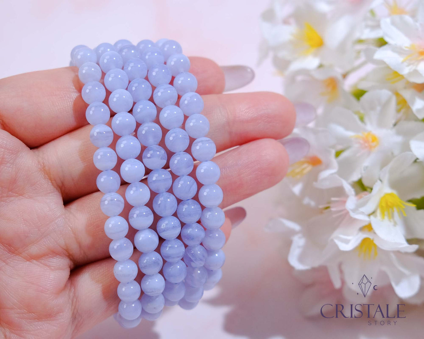 Blue Lace Agate Bracelet