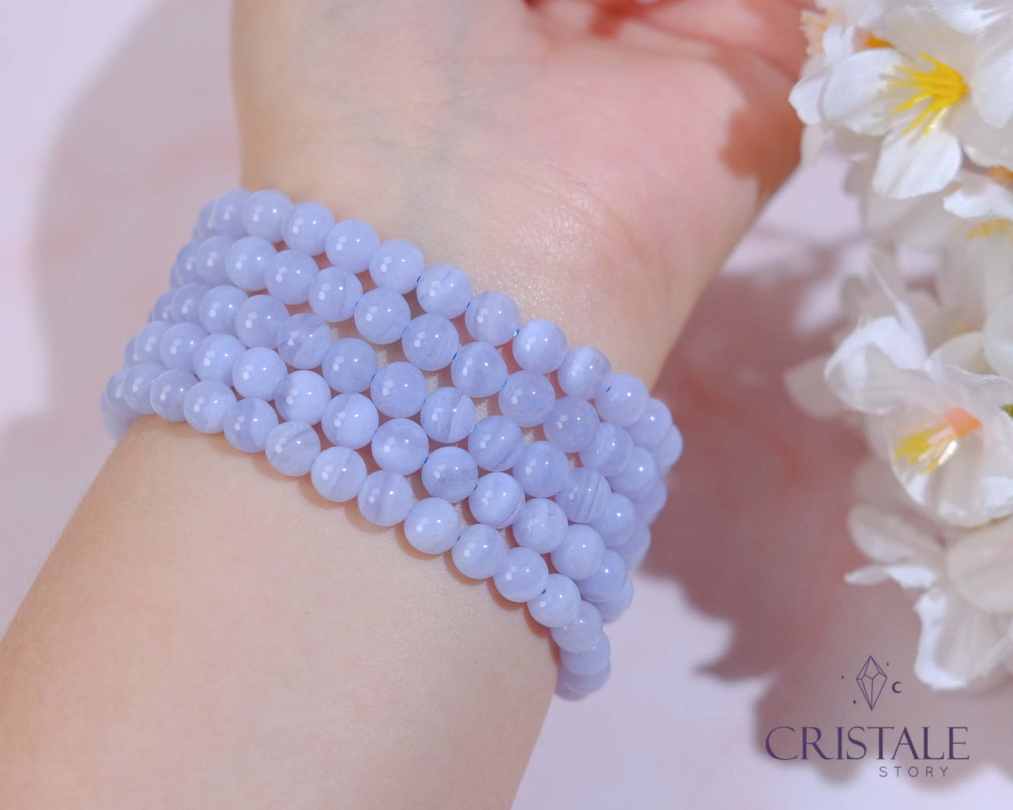 Blue Lace Agate Bracelet