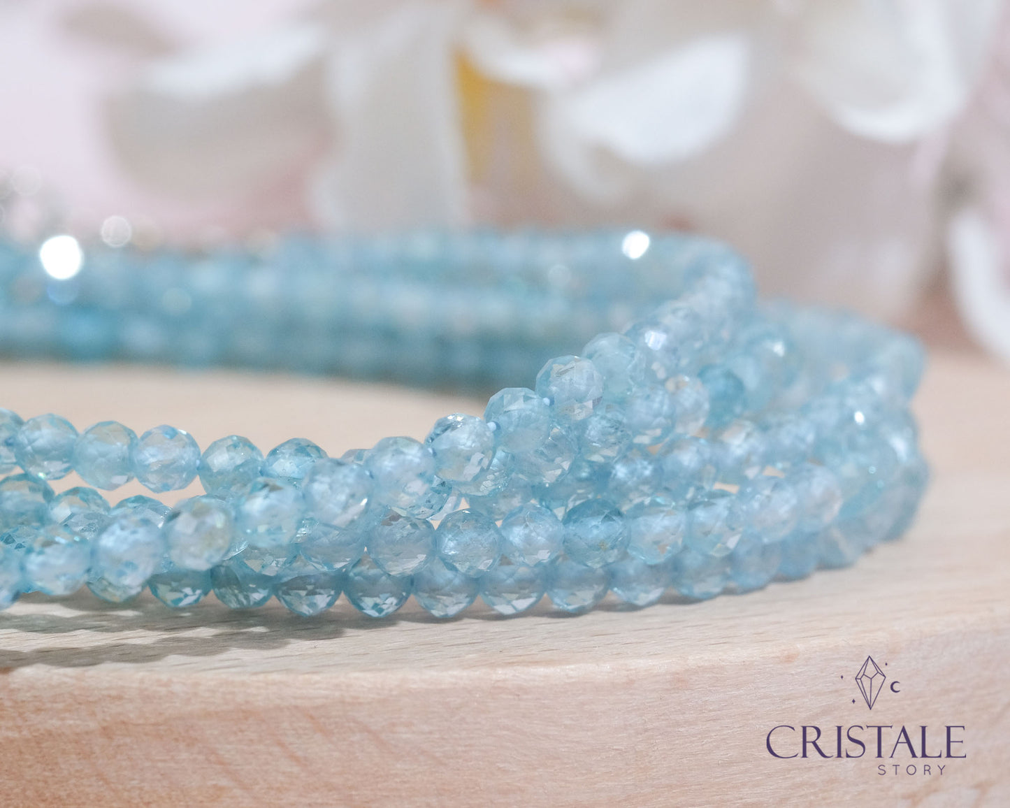 High Quality Sky Apatite Dainty Bracelet