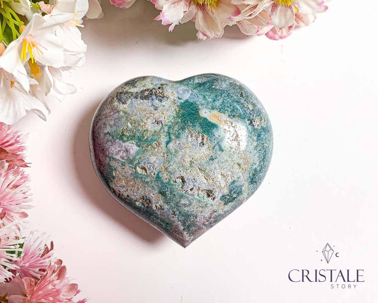 Ocean Jasper Heart 313G