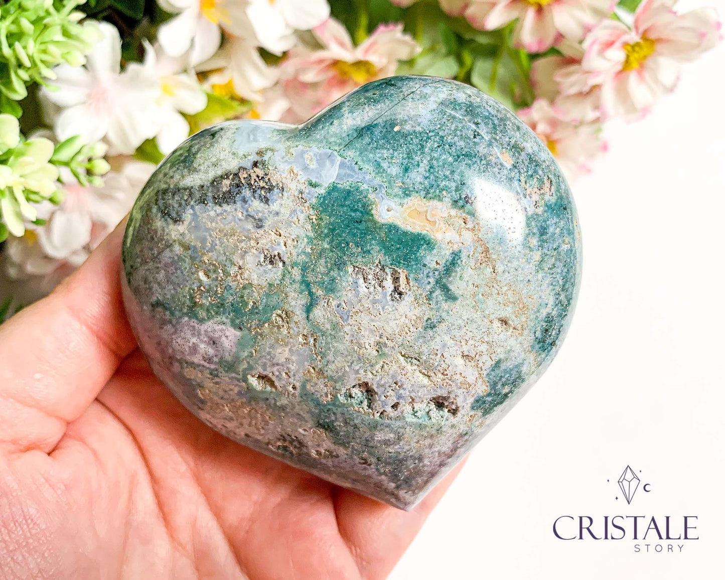 Ocean Jasper Heart 313G