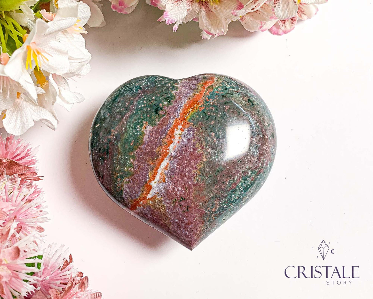 Ocean Jasper Heart 313G