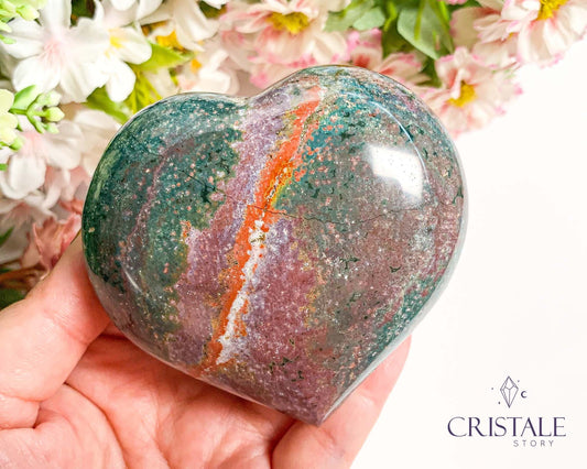 Ocean Jasper Heart 313G