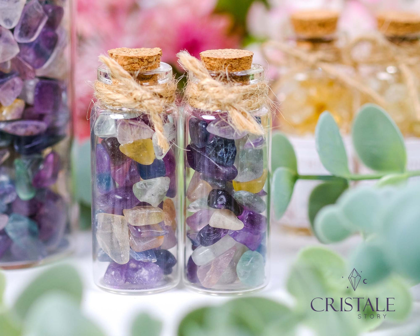 Fluorite Chips Jar