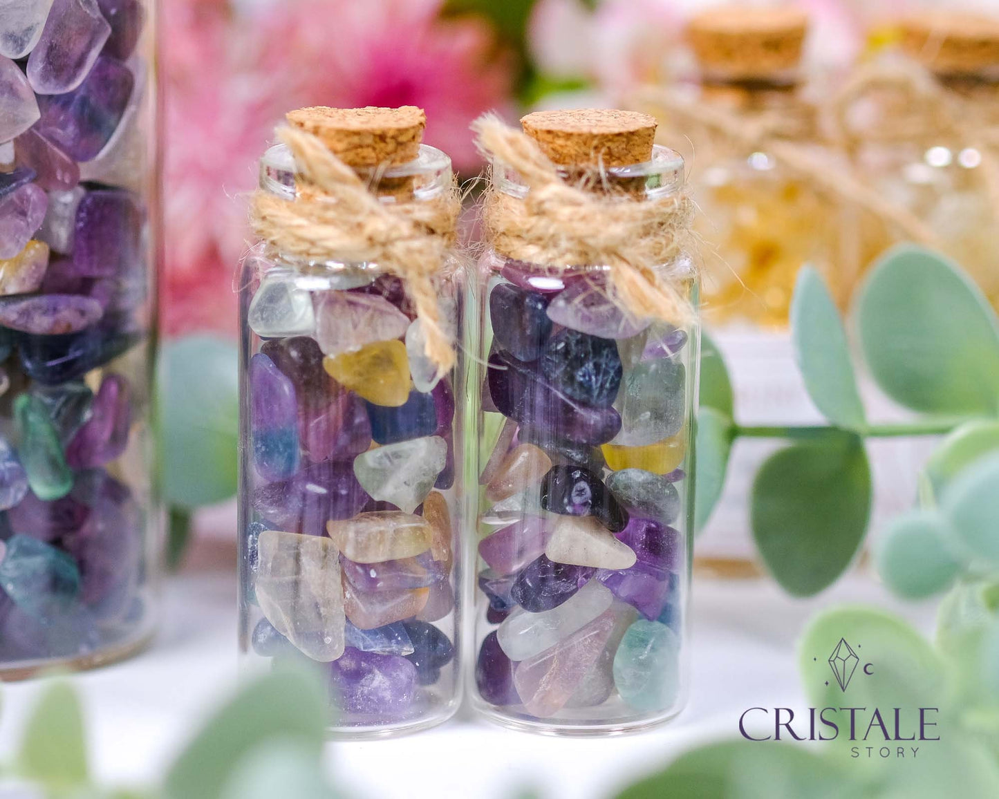 Fluorite Chips Jar