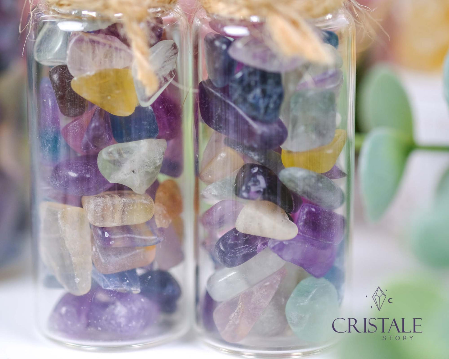 Fluorite Chips Jar