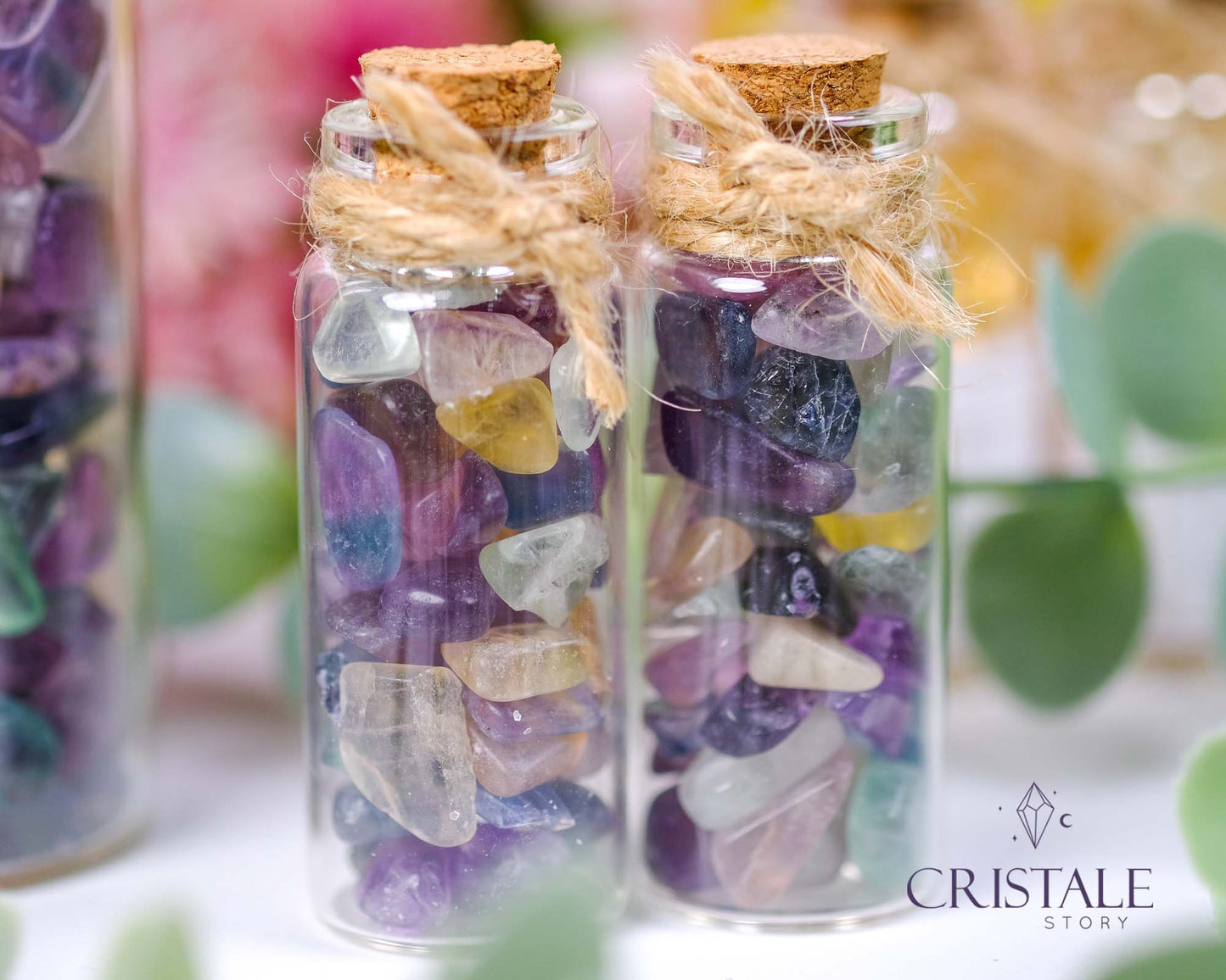 Fluorite Chips Jar