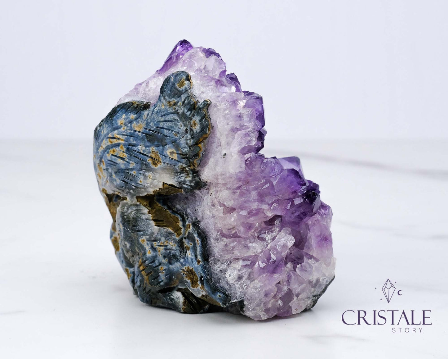 Amethyst Squirrel Shaped Cluster #1