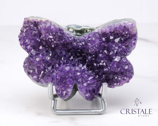 Butterfly Shaped Amethyst Cluster #1