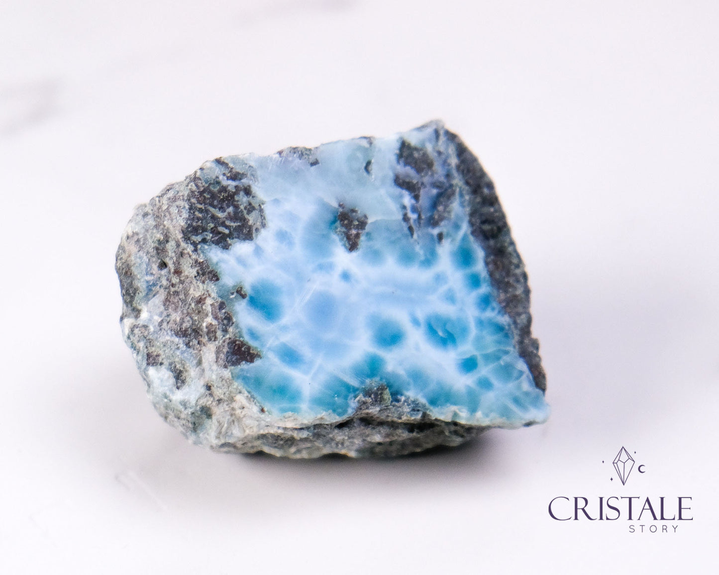 Raw Blue Larimar