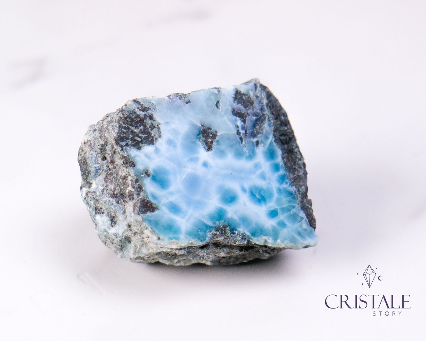 Raw Blue Larimar