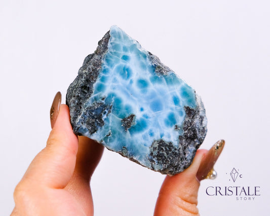 Raw Blue Larimar