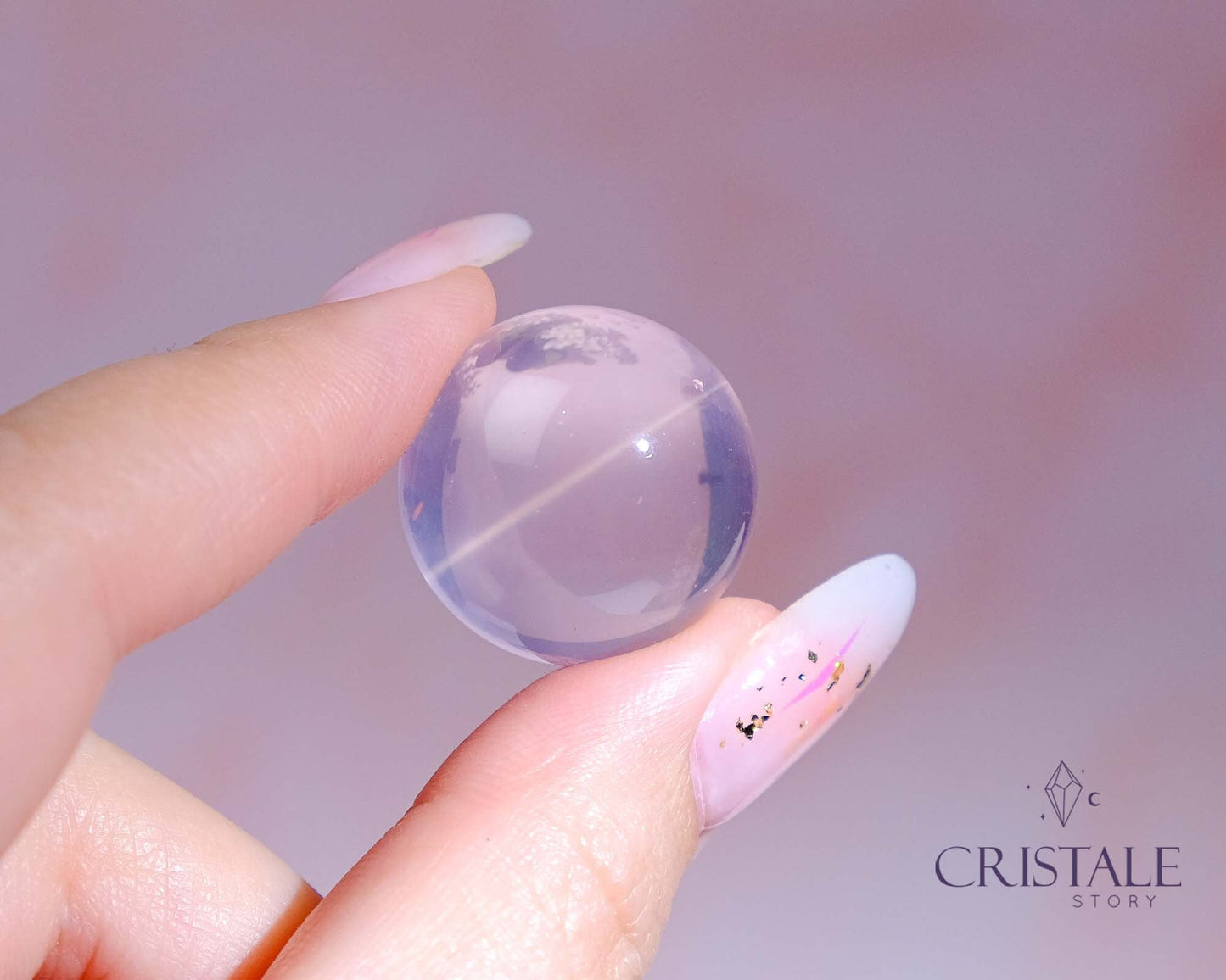 Star Rose Quartz Sphere