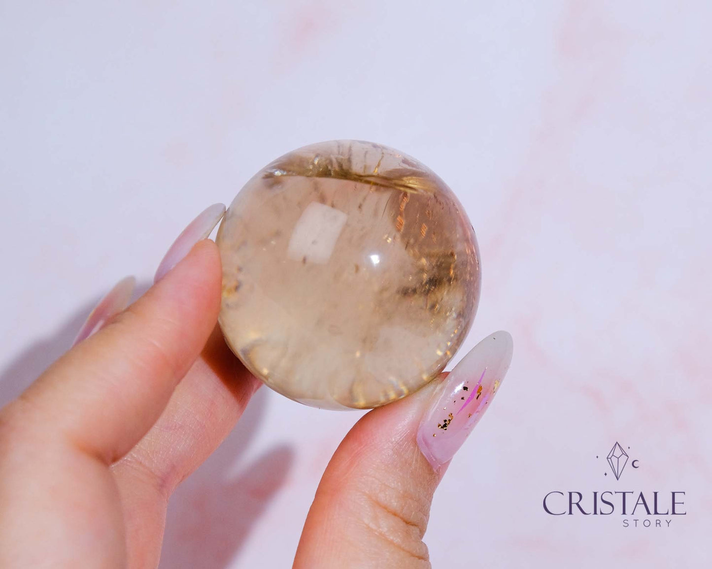 Natural Citrine Sphere #2