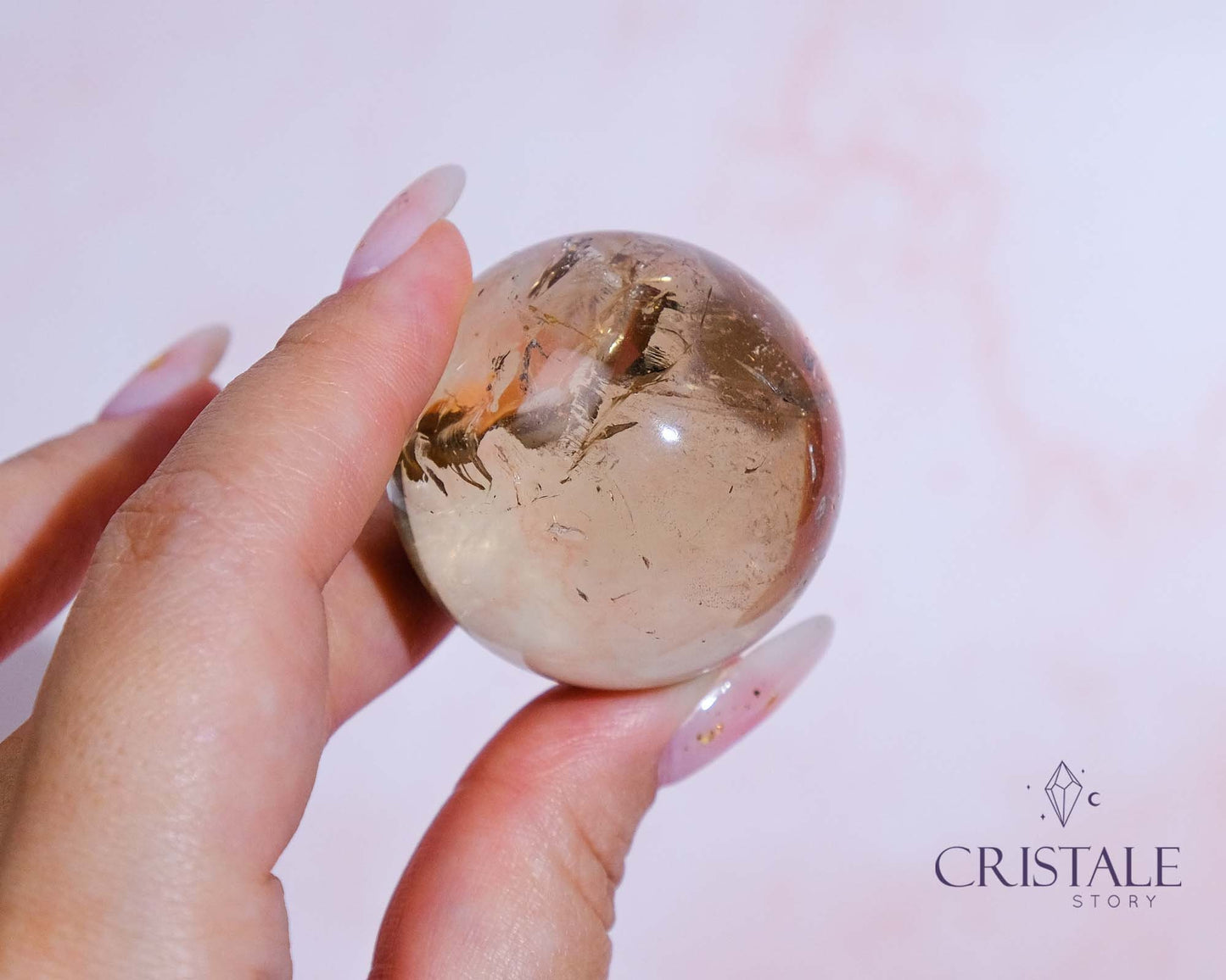 Natural Citrine Sphere #2