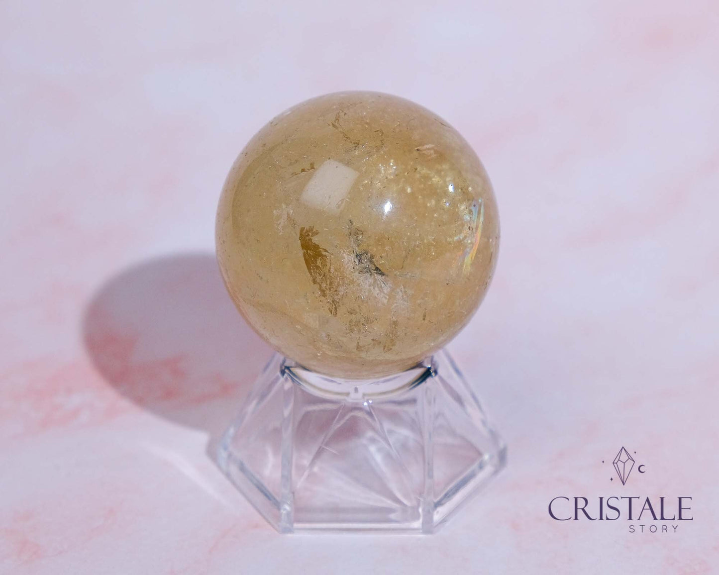 Natural Citrine Sphere #1