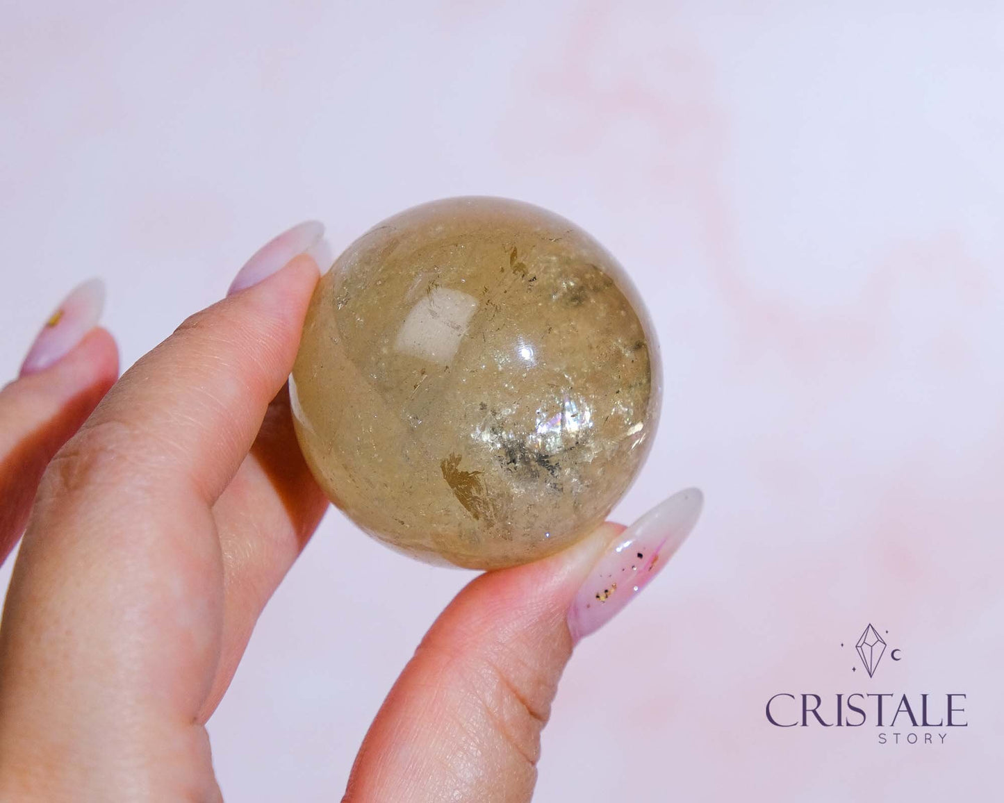 Natural Citrine Sphere #1