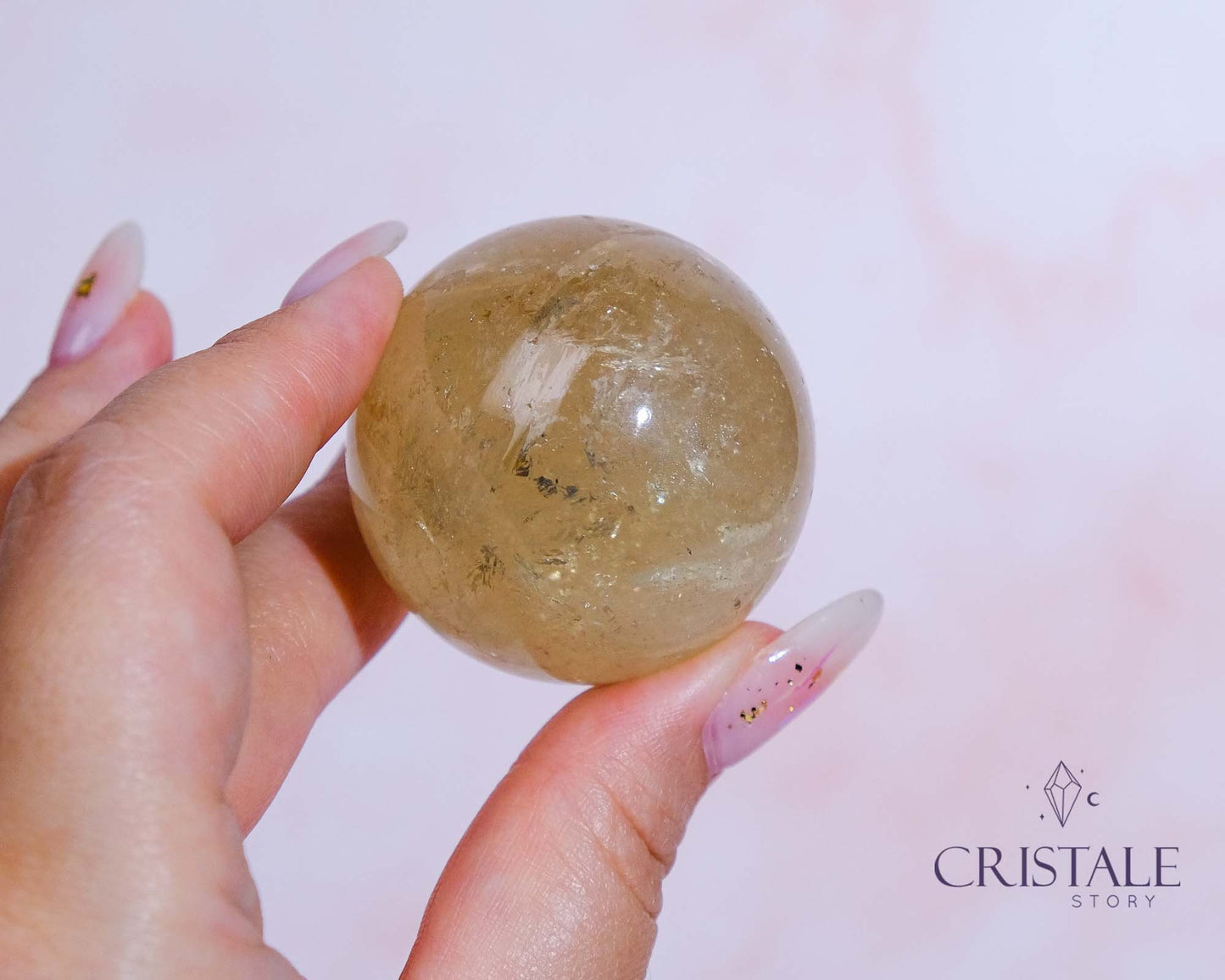 Natural Citrine Sphere #1