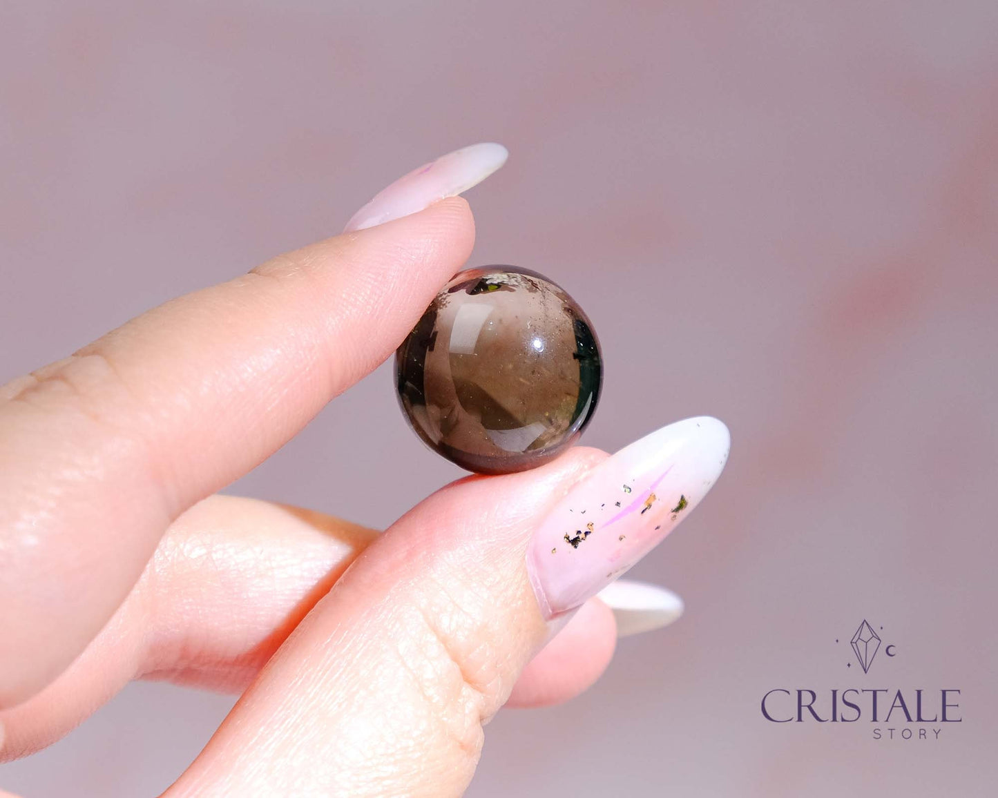 18mm Smoky Quartz Mini Sphere