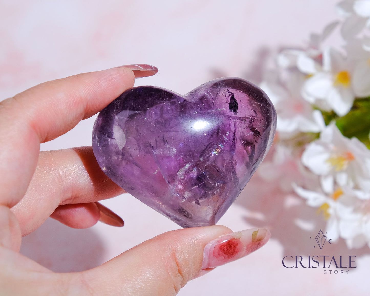 Amethyst Heart