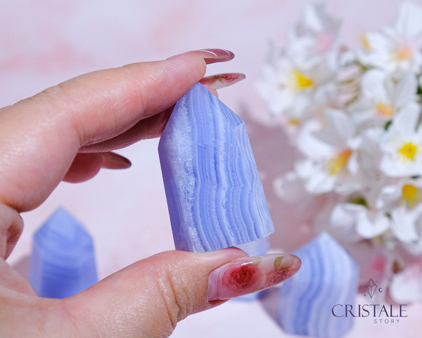 Blue Lace Agate Point