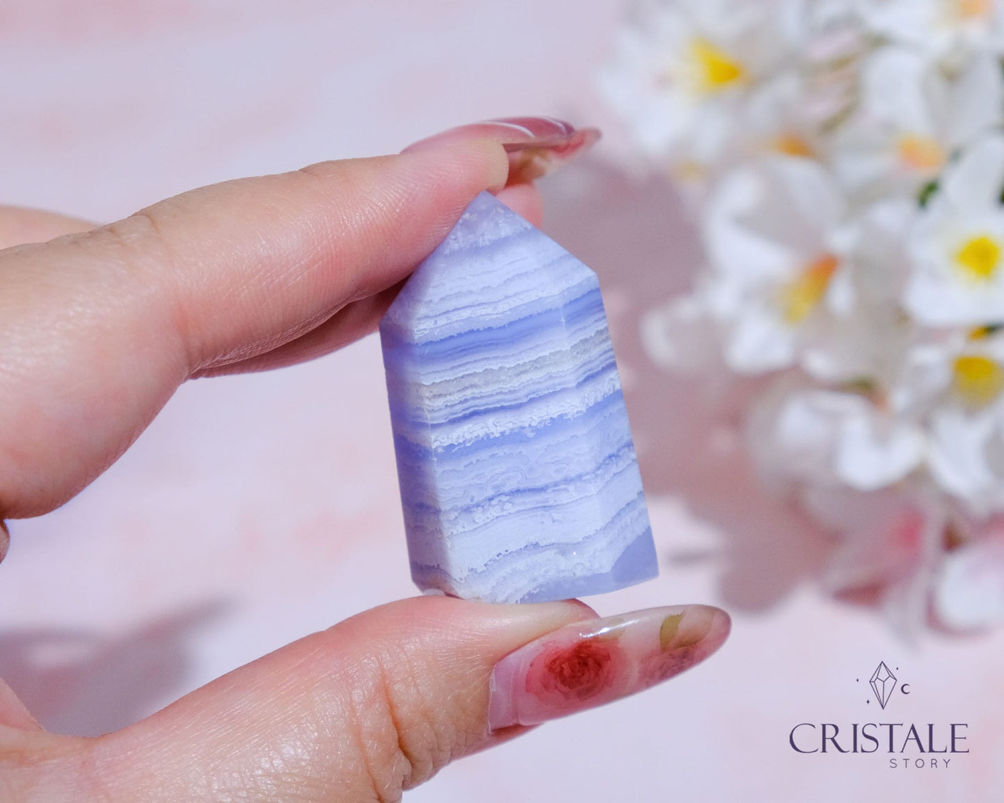 Blue Lace Agate Point