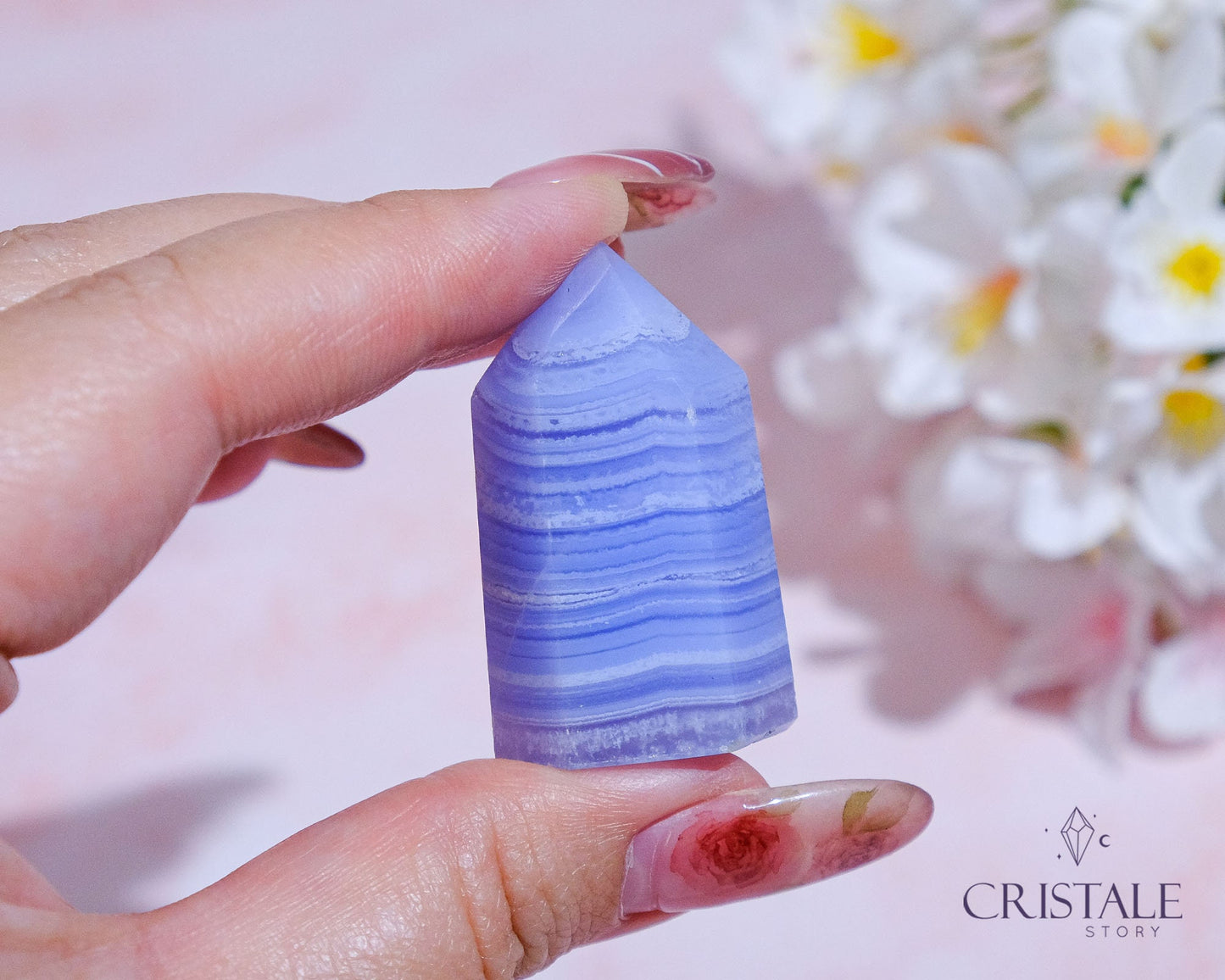 Blue Lace Agate Point