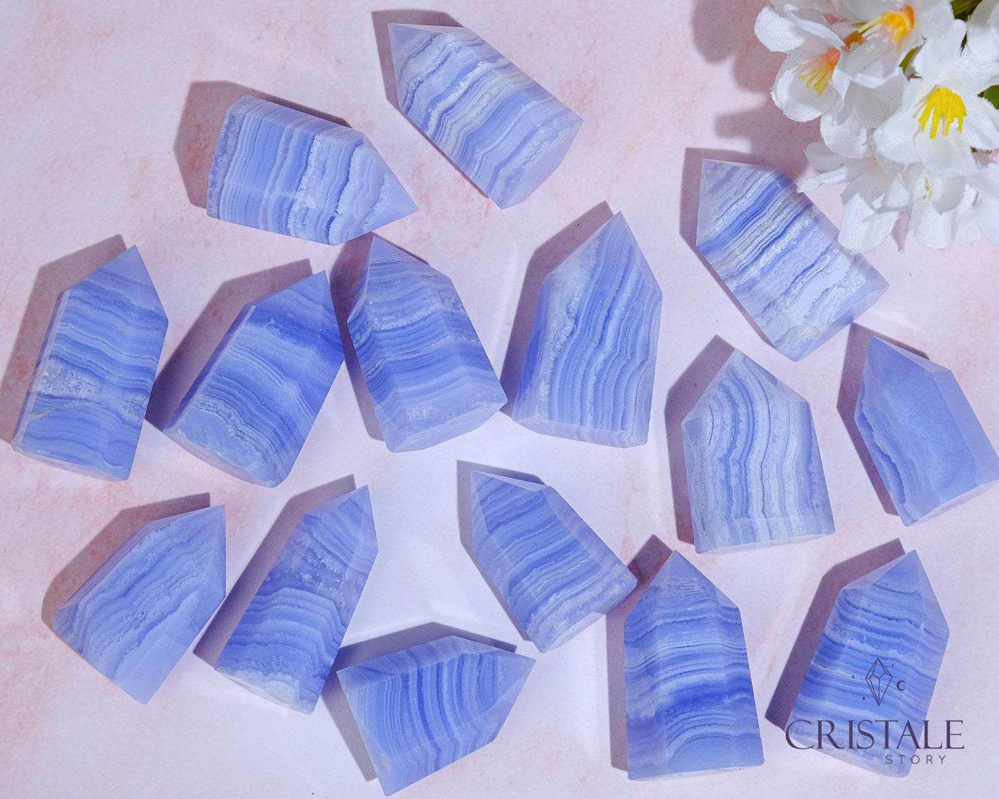 Blue Lace Agate Point