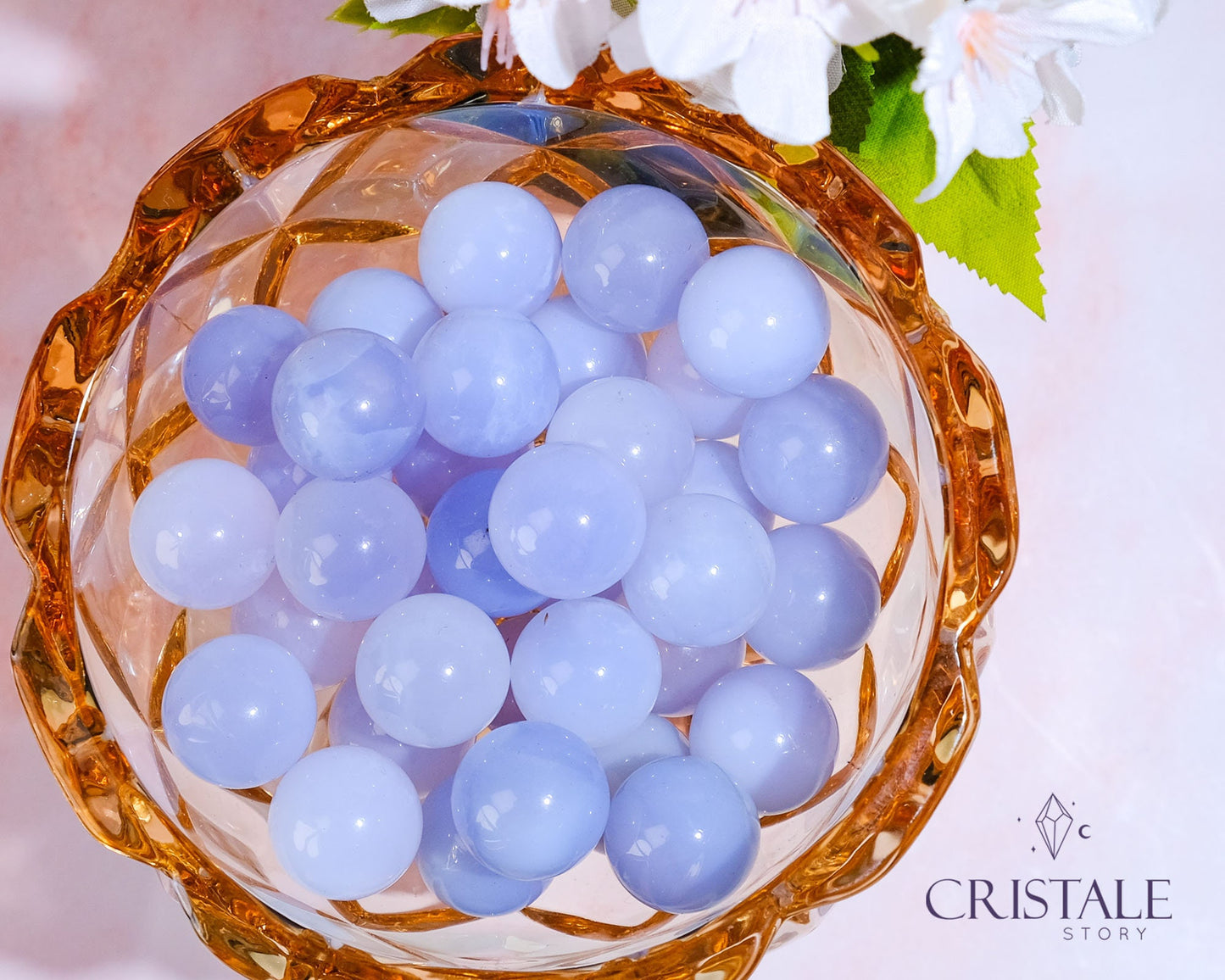 Blue Chalcedony Mini Sphere 17mm