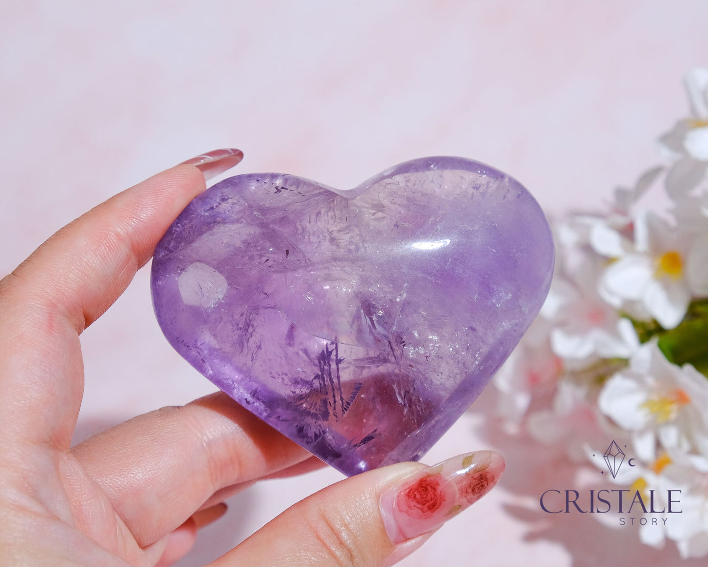 Amethyst Heart