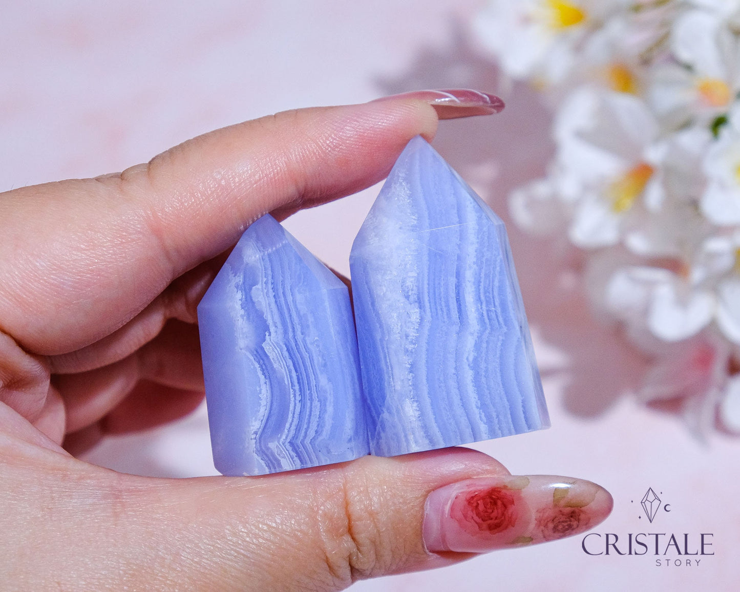 Blue Lace Agate Point