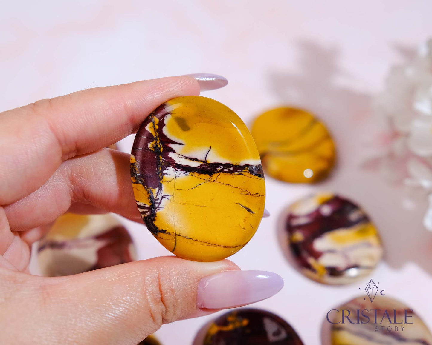 Mookaite Worry Stone