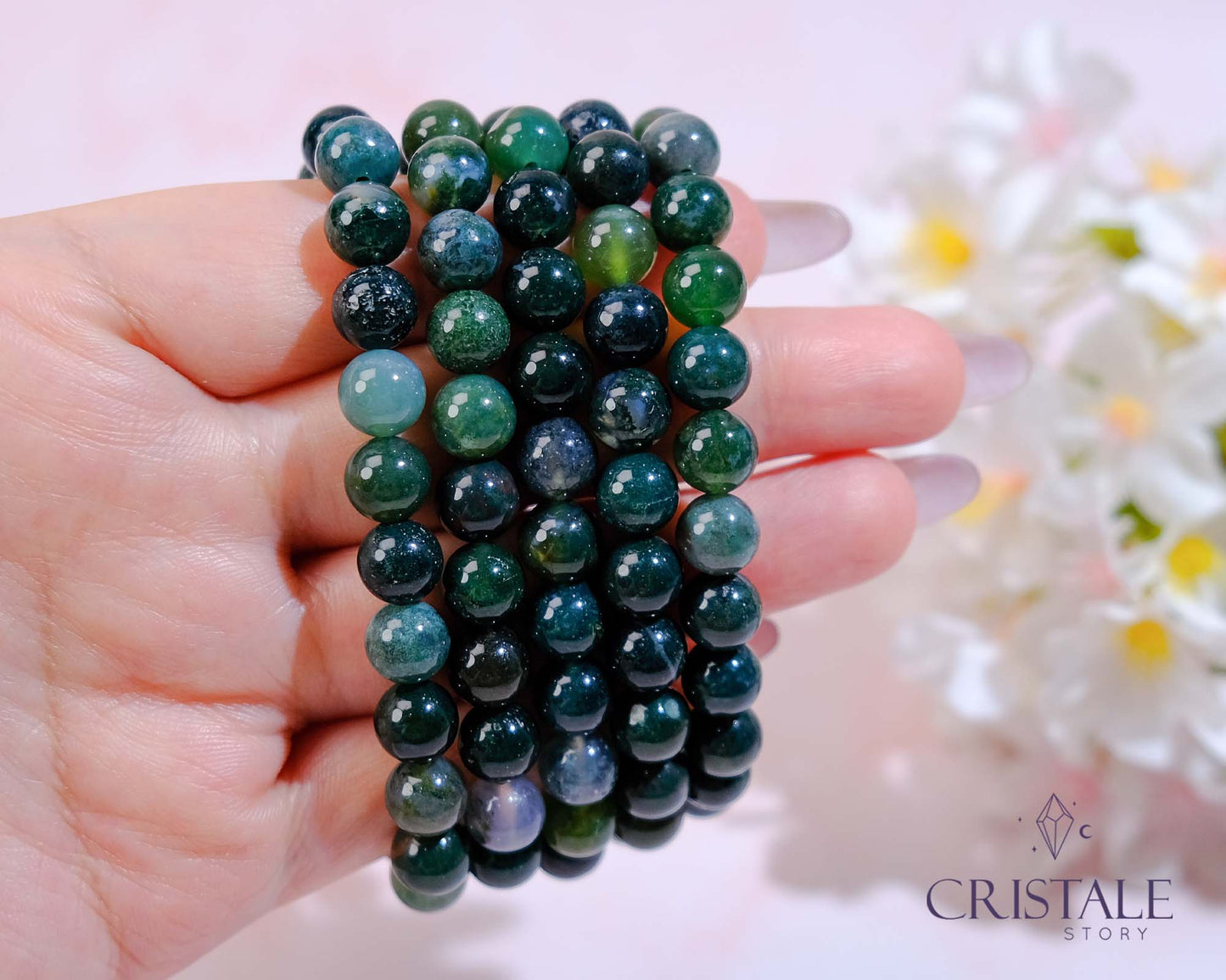 Moss Agate Bracelet