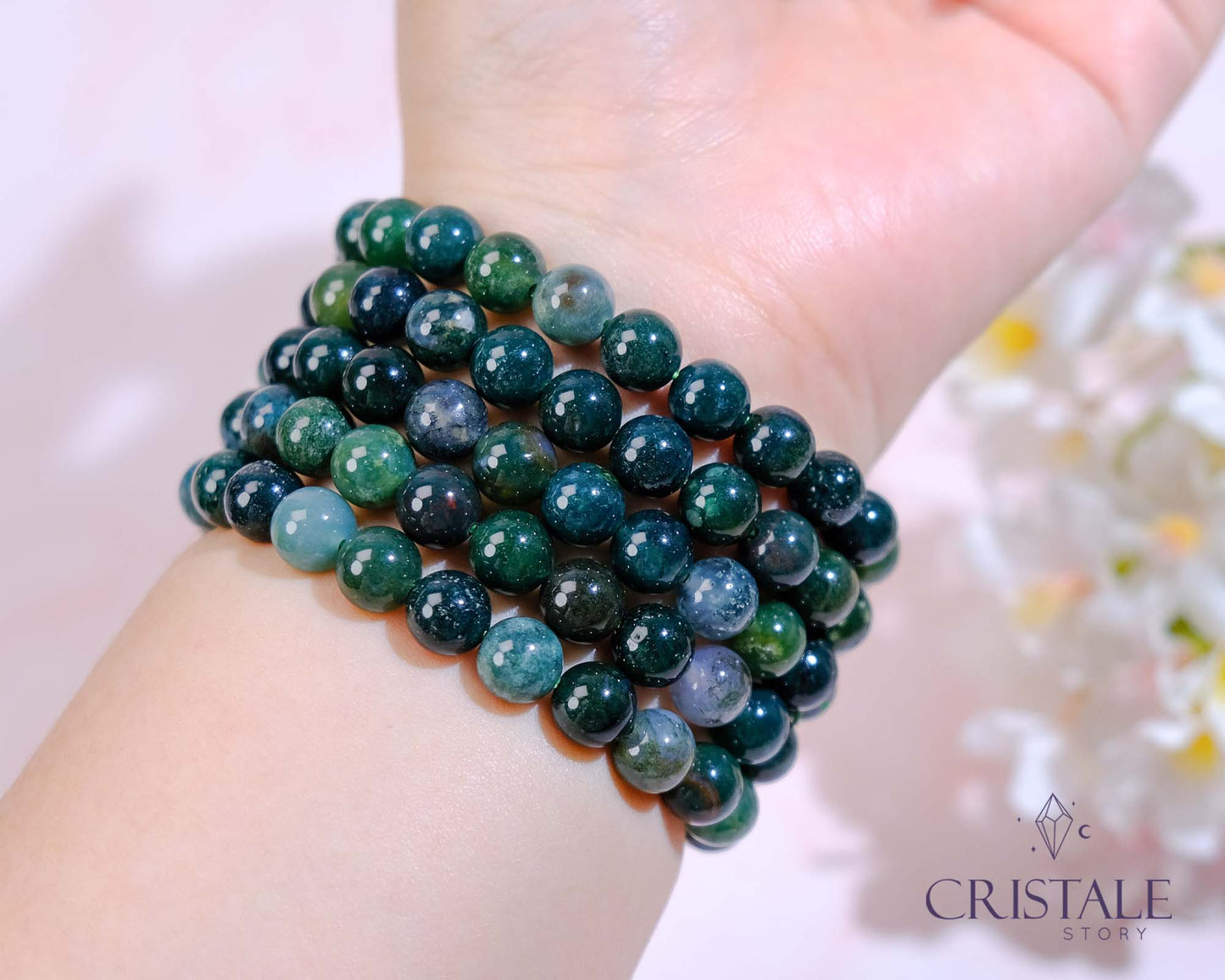 Moss Agate Bracelet