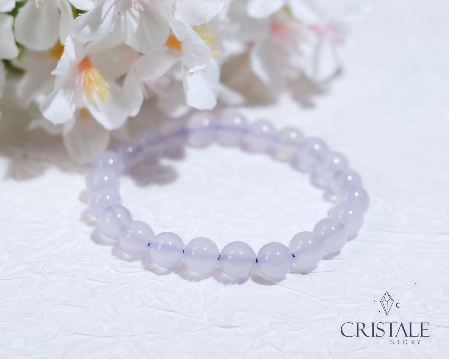 Purple Chalcedony Bracelet